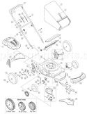 Page B Diagram and Parts List for 11A-54MY255 2007 Yard Man Lawn Mower